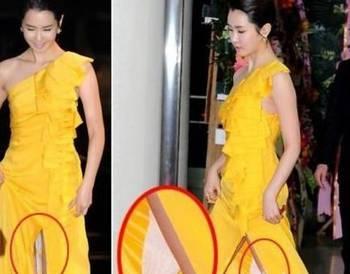 明星凹凸处走光,意外曝光的时尚尴尬